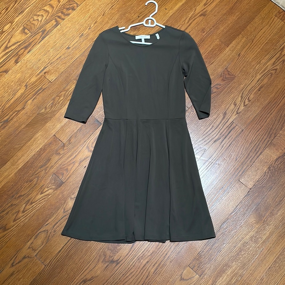 Green Lark and Ro 3/4 sleeve casual dress
